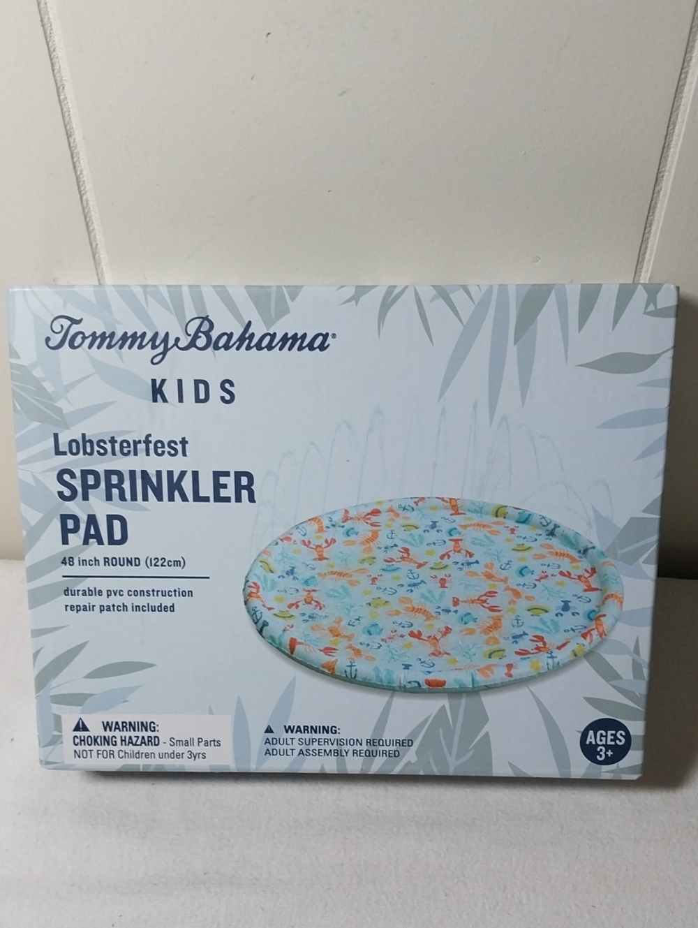 Tommy Bahama Kids Sprinkler Pad Lobsterfest NEW 48 In Round